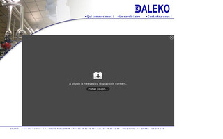 daleko.fr website preview