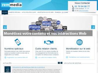 remmedia.fr website preview