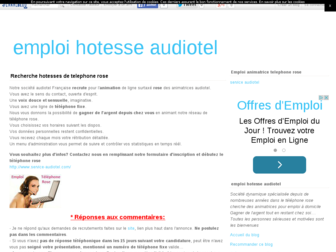 hotesseaudiotel.canalblog.com website preview