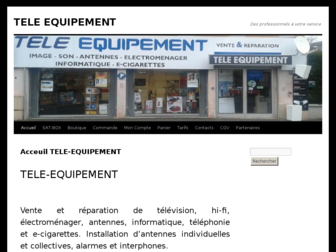 tele-equipement.fr website preview