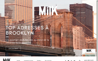 milkdecoration.com website preview