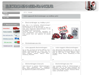 electromenager-france.fr website preview
