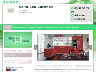 saintleucuisines.com website preview