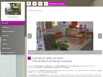 adourcuisines.com website preview