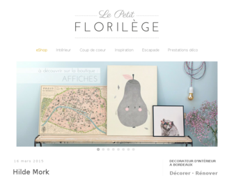 blog.lepetitflorilege.com website preview