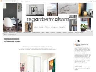 regardsetmaisons.blogspot.com website preview