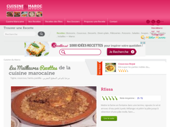 cuisinedumaroc.com website preview