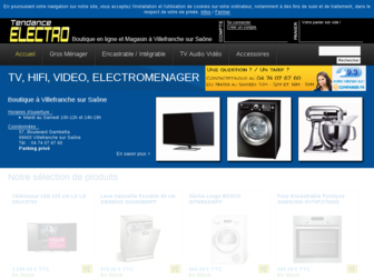 tendanceelectro.com website preview