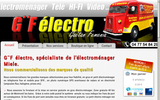 gf-electro.fr website preview
