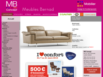 mbconcept.fr website preview