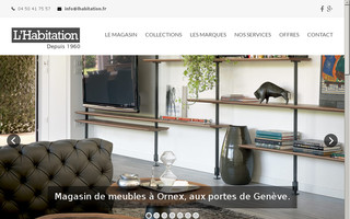 lhabitation.fr website preview