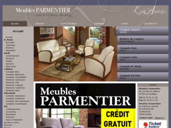 meublesparmentier.fr website preview