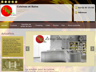 cuisines-bains-reunion.fr website preview