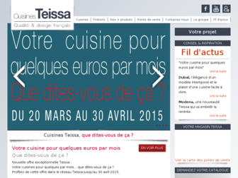 teissa.fr website preview