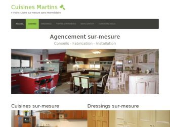 cuisines-martins.fr website preview