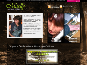 voyance-maelly.com website preview