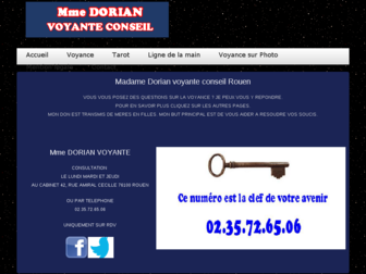 dorianvoyante.com website preview