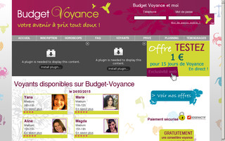 budget-voyance.fr website preview