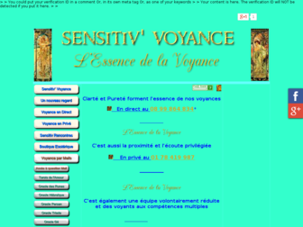 sensitiv-voyance.com website preview