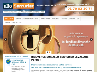 allo-serrurier-levallois.fr website preview