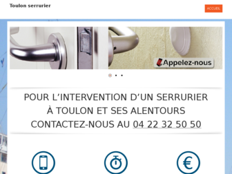 toulonserrurier.fr website preview