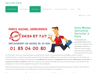 paris.michel-serrurerie.fr website preview