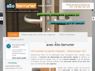 allo-serrurier-paris12.fr website preview