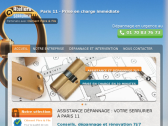 ateliers-serrurier-paris11.fr website preview