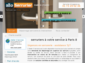 allo-serrurier-paris8.fr website preview