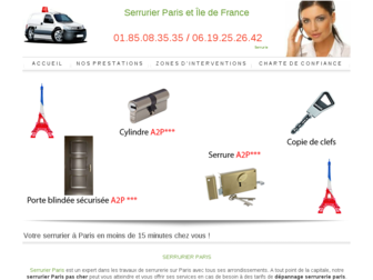 serrurier-paris-en-urgence.fr website preview