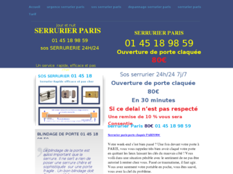 le-petit-serrurier.com website preview