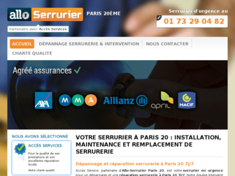 allo-serrurier-paris20.fr website preview