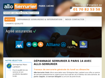 allo-serrurier-paris14.fr website preview