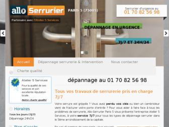 allo-serrurier-paris5.fr website preview