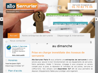 allo-serrurier-paris9.fr website preview