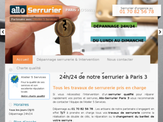 allo-serrurier-paris3.fr website preview