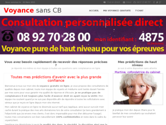voyancesanscb.mobi website preview