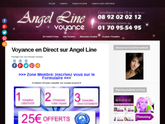 angel-line.fr website preview