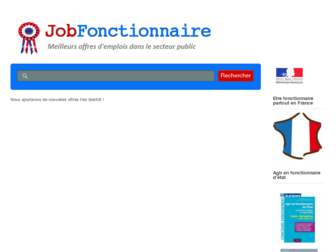 jobfonctionnaire.com website preview