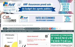 forum-concours.cap-public.fr website preview