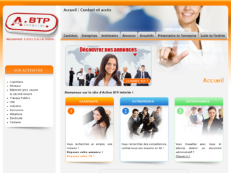 abtp-interim.fr website preview