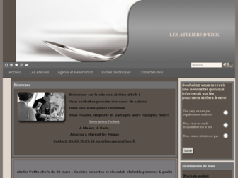 lesateliersderik.com website preview