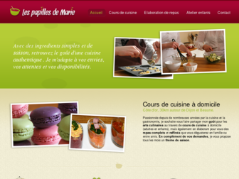 papillesdemarie.com website preview