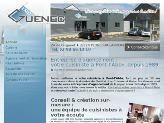 cuisine-guenec.fr website preview
