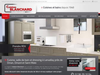 cuisines-blanchard.com website preview