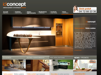 cuisine-idconcept.fr website preview