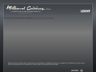 milhaud-cuisines.com website preview