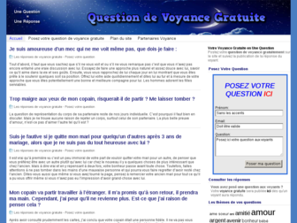 questionvoyancegratuite.com website preview