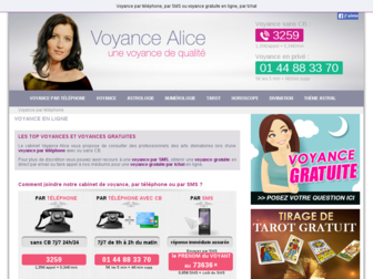 voyancealice.com website preview