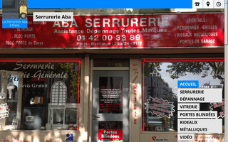 serrurerie-aba.fr website preview